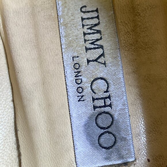 Jimmy Choo Tony 85 Classic Black Leather Pointy Heels - Picture 11 of 14